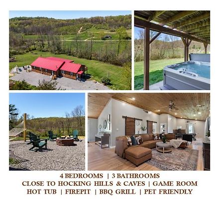 Spacious Cabin Near Hocking Hills And Caves With Hot Tub And Firepit Laurelville Ngoại thất bức ảnh